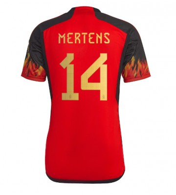 Belgien Dries Mertens #14 Hemmatröja VM 2022 Kortärmad